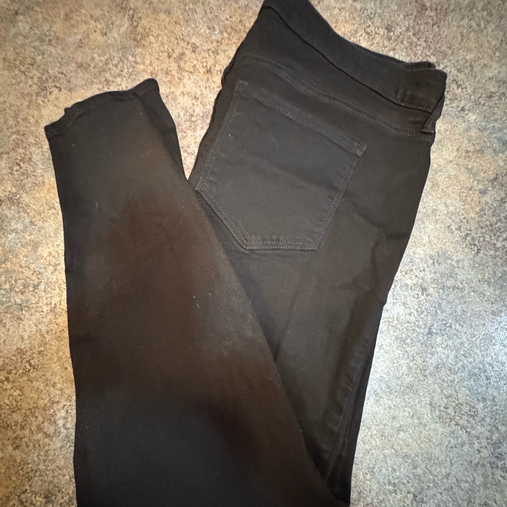 Old Navy Black High-Rise Rockstar Super Skinny Pants